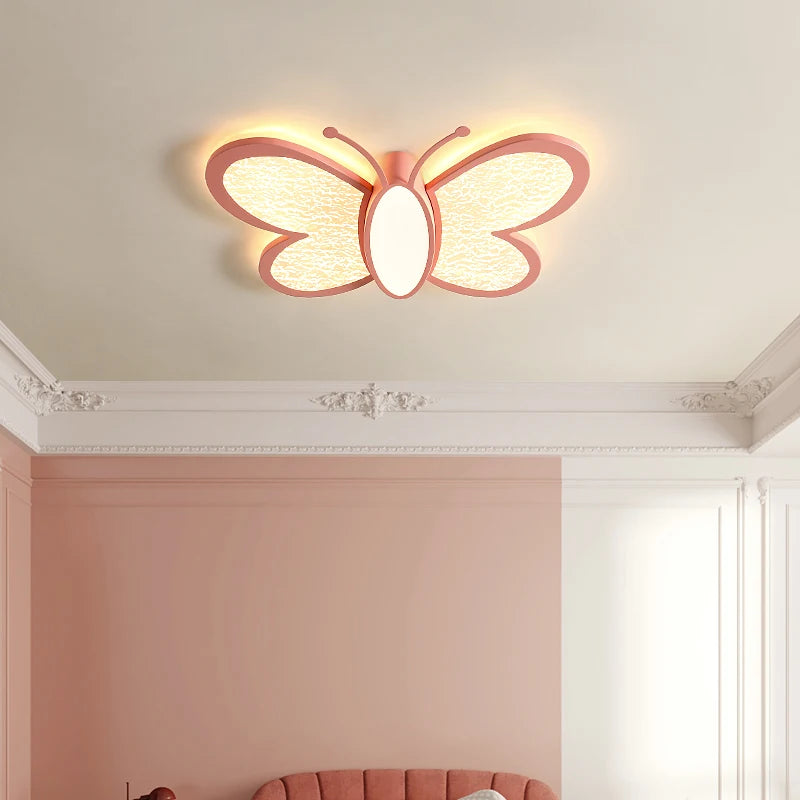 plafonnier led papillon design moderne idéal pour enfants