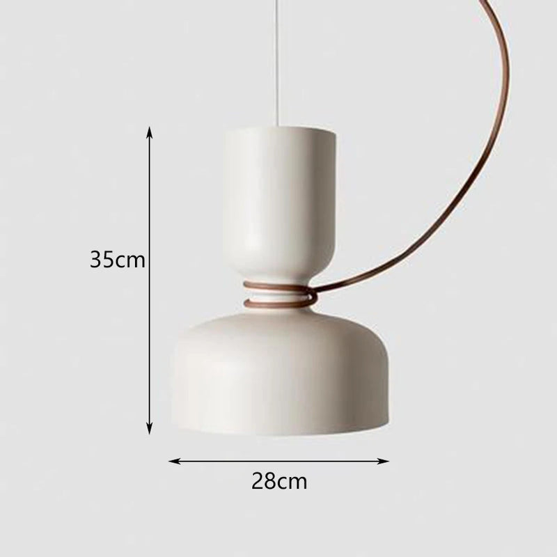 suspension à deux têtes design moderne pour intérieur