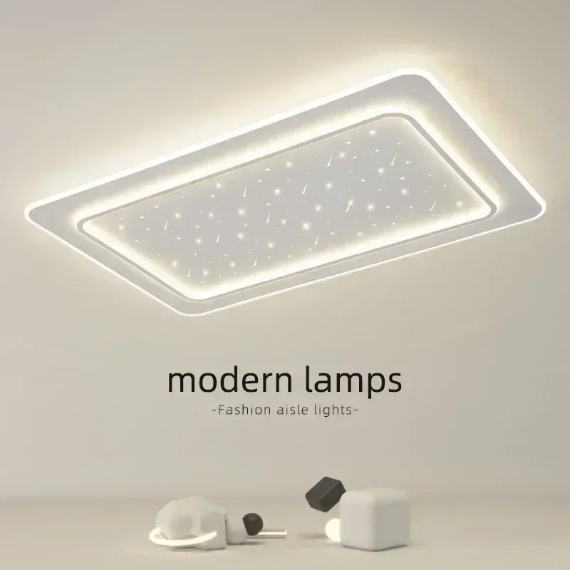 plafonnier moderne à leds pour décoration intérieure élégante