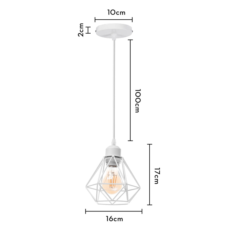 suspension moderne à têtes led pour intérieur design