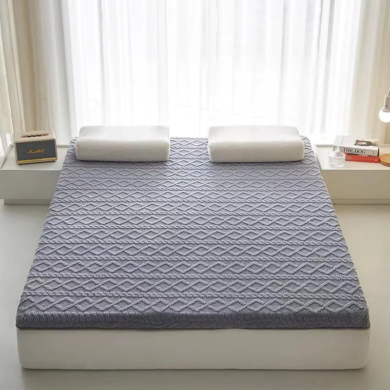 matelas en velours épais pour couchage confortable et douillet