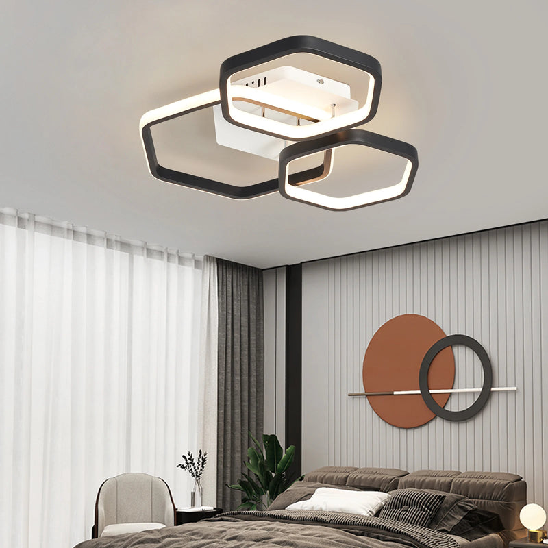 Modern Led Chandelier For Living Rooms, Bedrooms, Children's Rooms, Home Chandeliers, Working Together With Smart Home