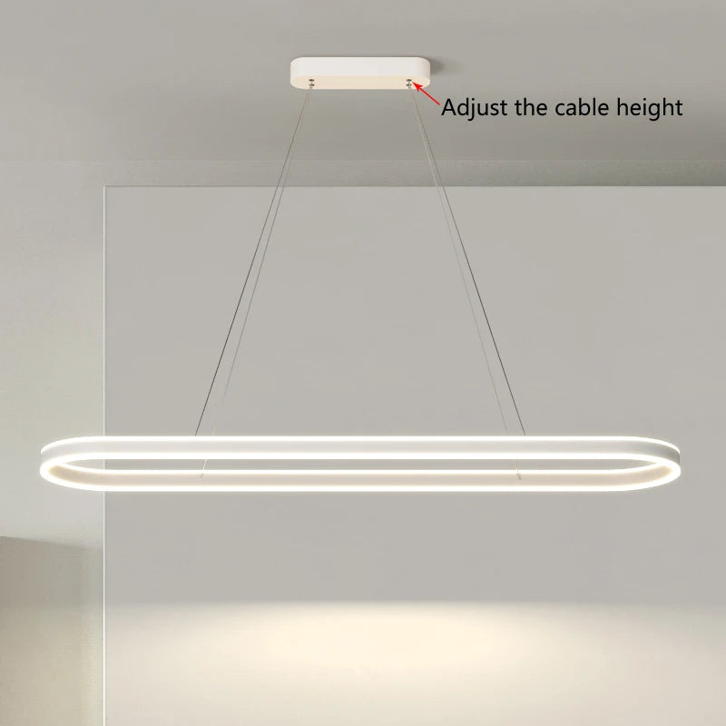 suspension moderne et minimaliste pour éclairage intérieur élégant