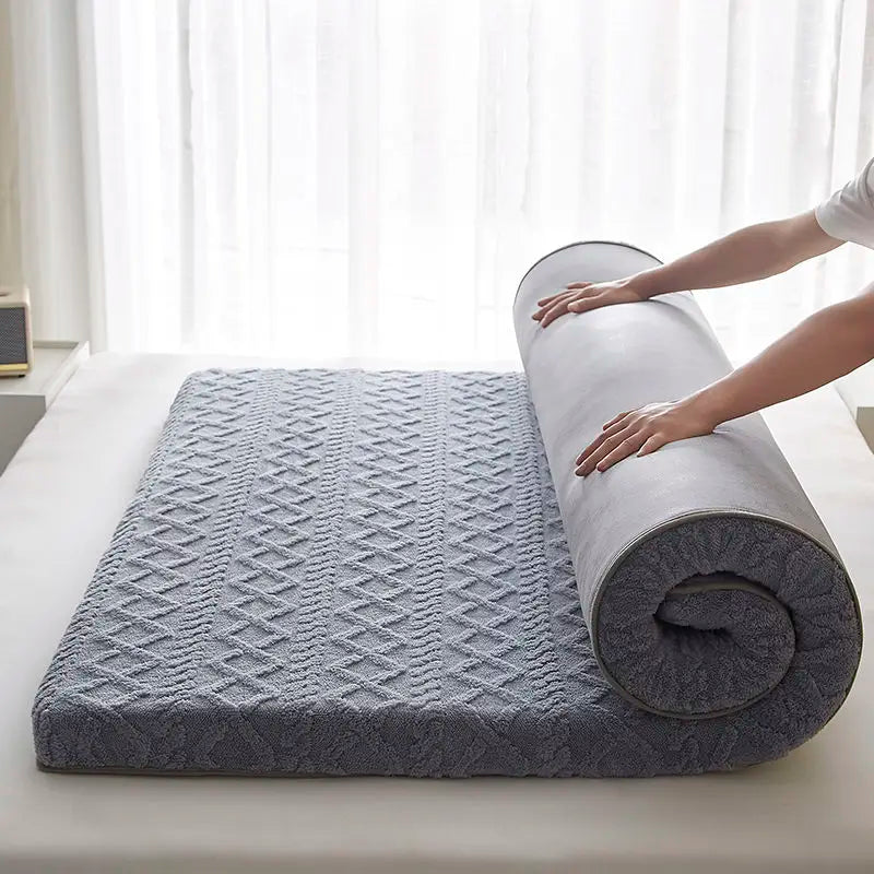 matelas en velours épais pour couchage confortable et douillet