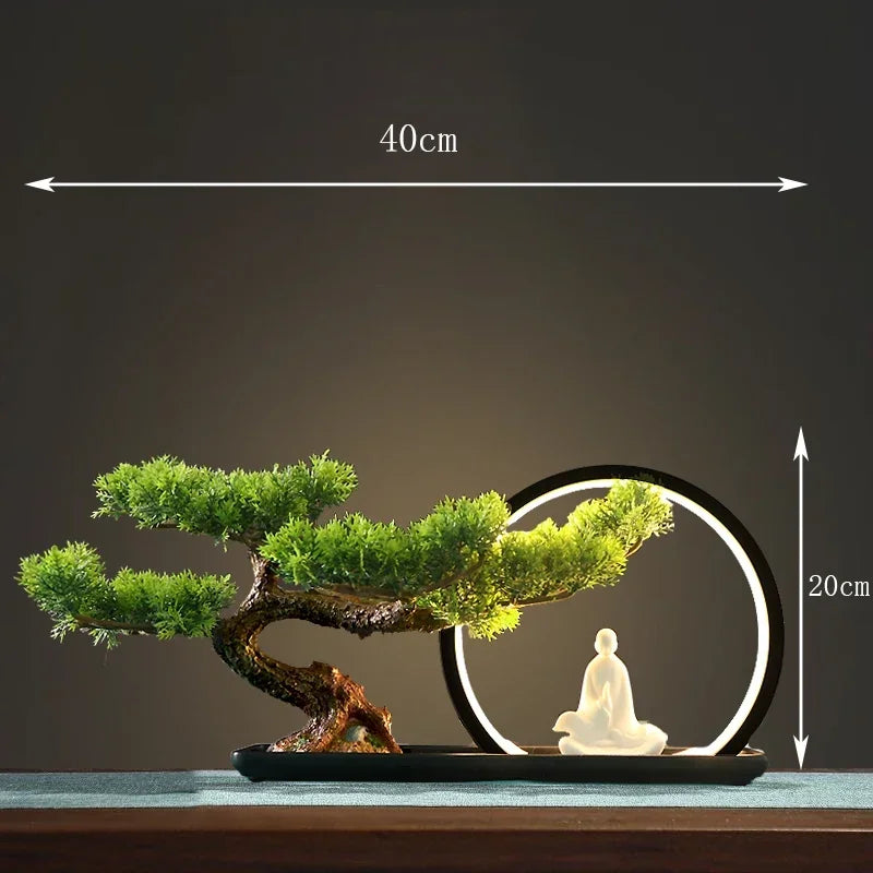 simulation arbre bonsaï pour décoration intérieure et aménagement extérieur