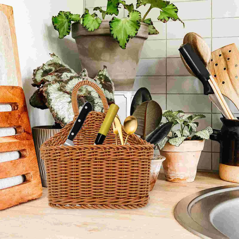 panier suspendu en plastique pour rangement et cuisine