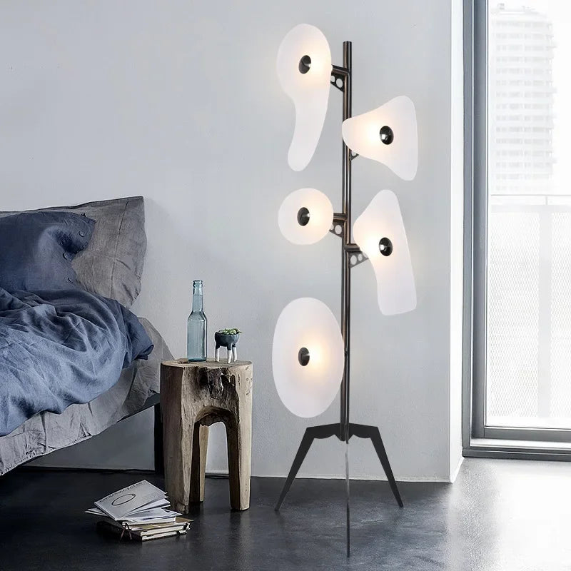 lampadaire design moderne en acrylique créatif pour intérieur