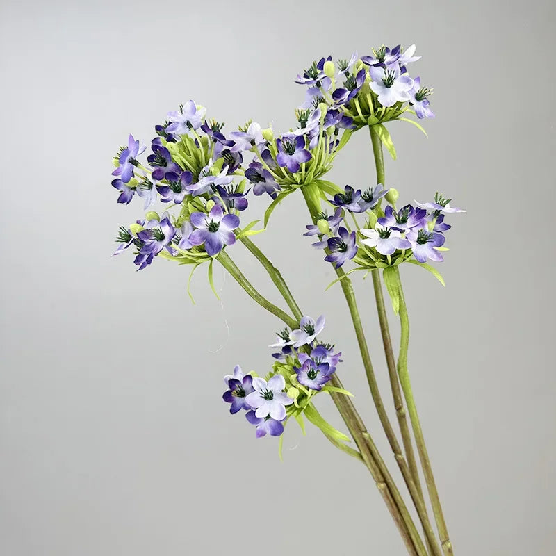 fleurs artificielles en soie velours pour décoration élégante