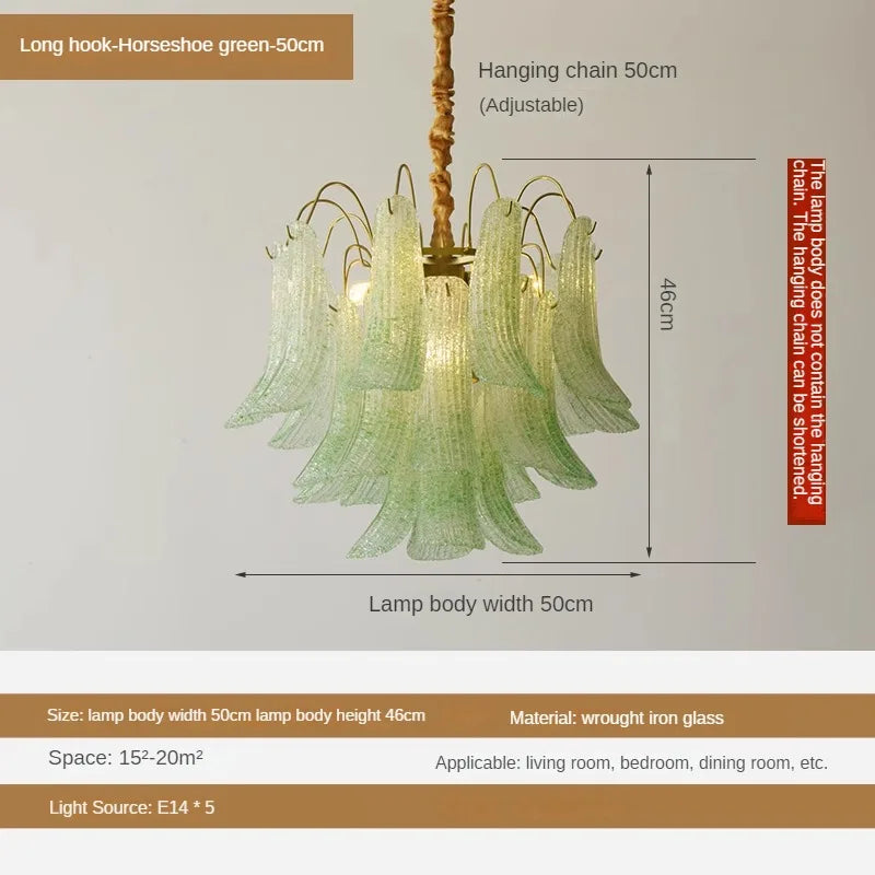 lustre en cristal de luxe rétro pour intérieur élégant