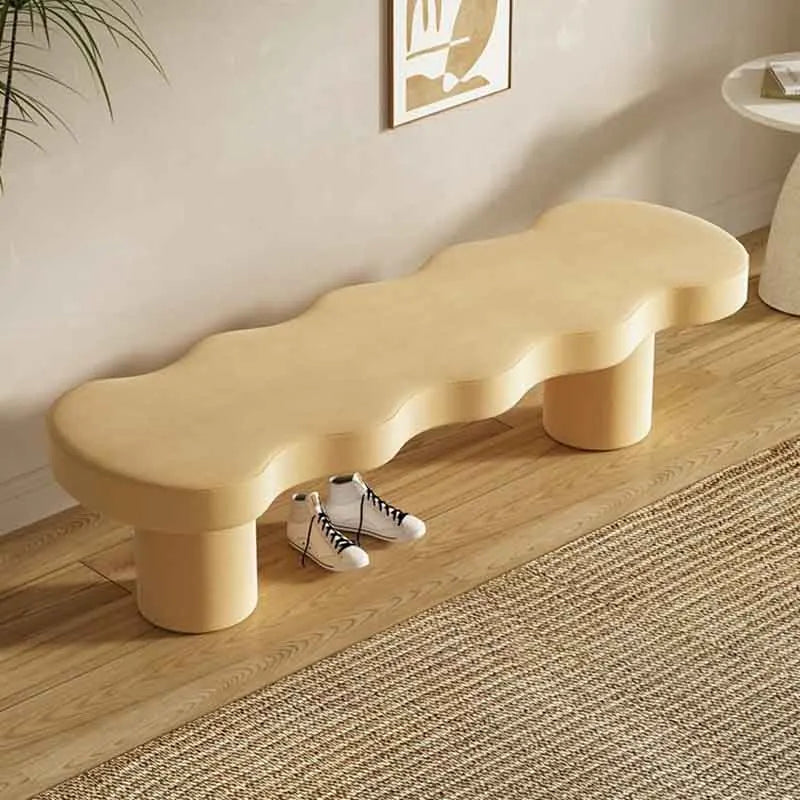 tabouret en velours nordique créatif pour loisirs et détente