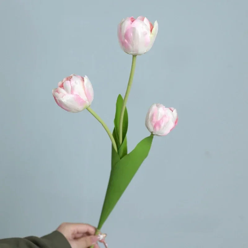 fleurs artificielles tulipes en soie décoratives pour toutes occasions