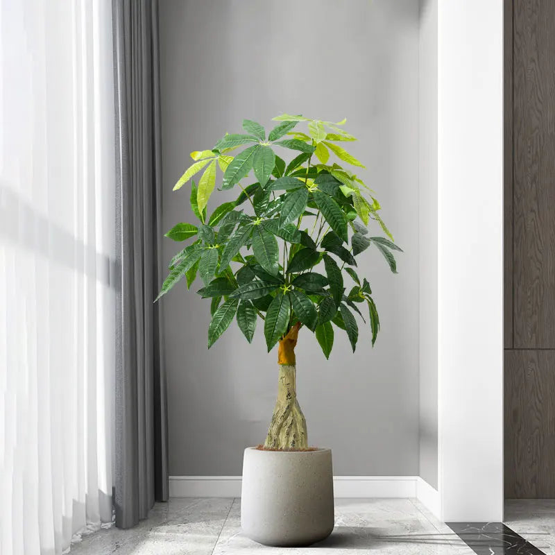 plantes artificielles grandes faux arbre monstera décoration verte intérieure extérieur