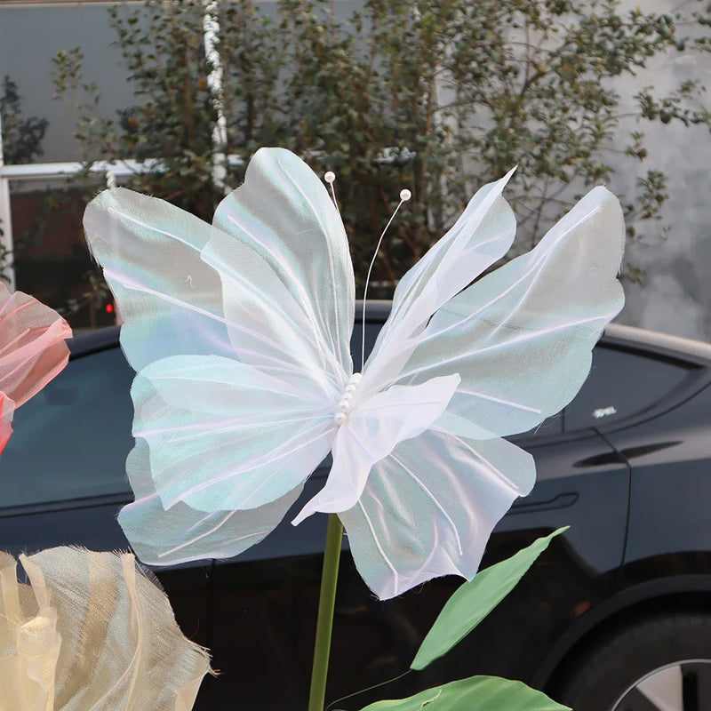 fond de papillon en maille pour mariage et fête