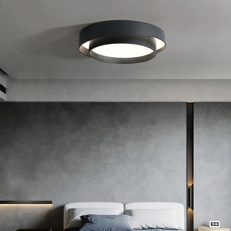 plafonnier led décoration minimaliste éclairage intérieur circulaire