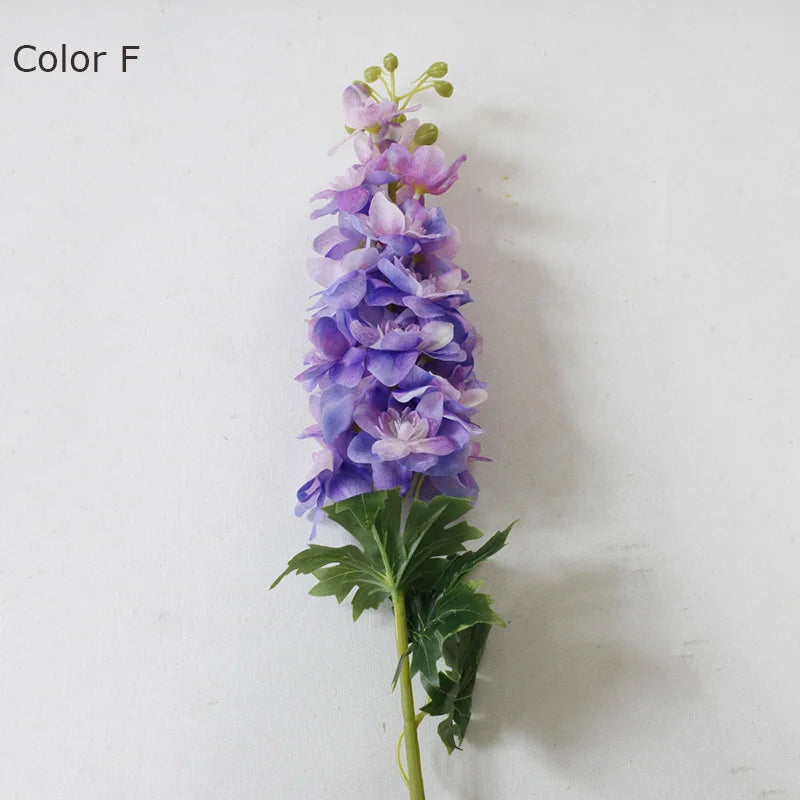 fleurs artificielles delphinium hyacinth pour décoration mariage