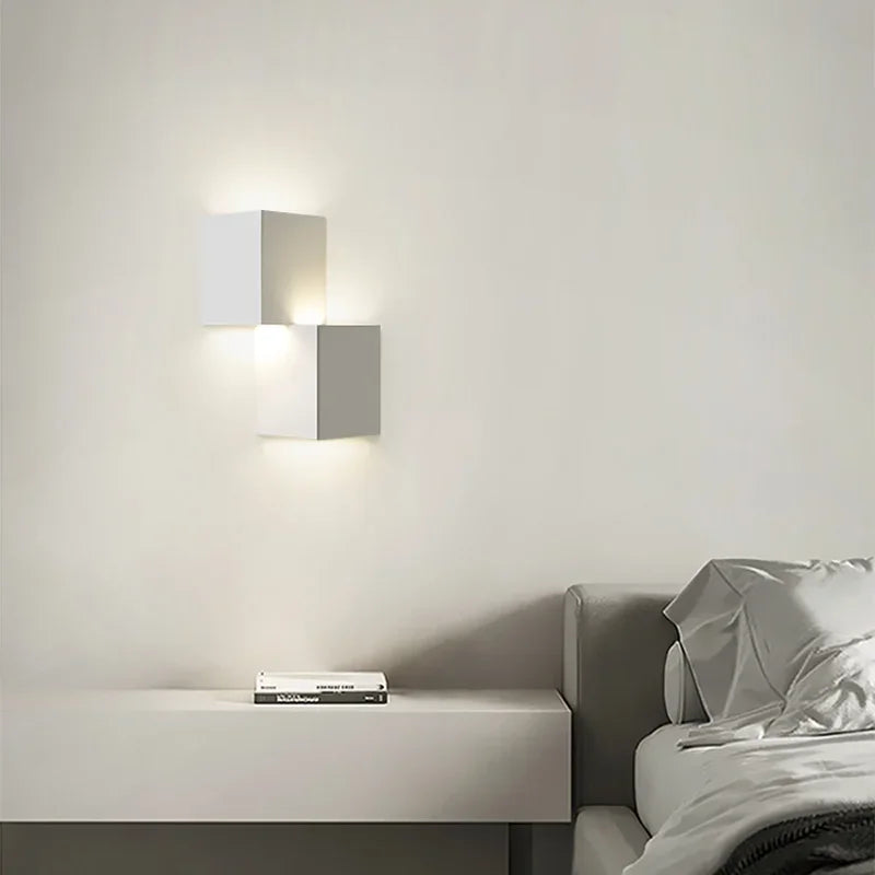 applique murale led minimaliste nordique pour décoration intérieure