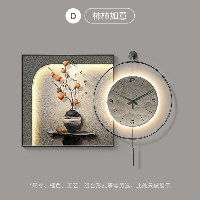 horloge murale au design unique et esthétique pour décoration moderne