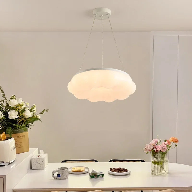 plafonnier led moderne en forme de nuage décoratif intérieur