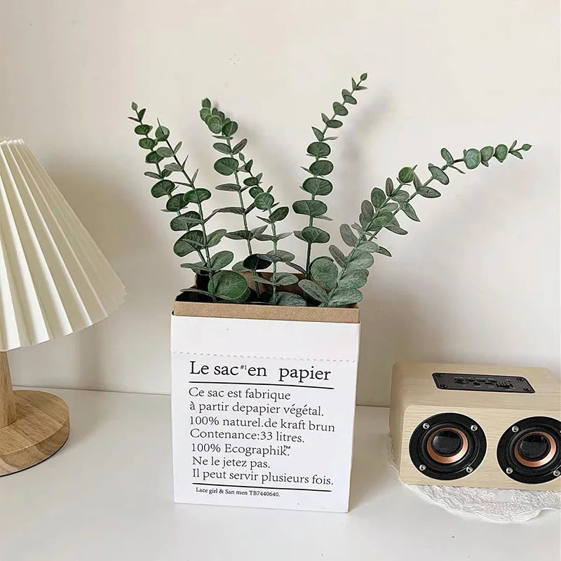 lot de 20 tiges d eucalyptus artificielles pour décorations festives