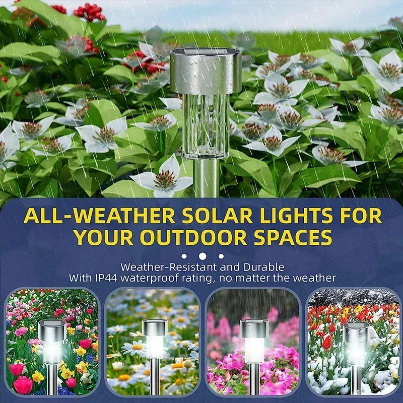 lampes solaires d'extérieur pour jardin et décoration de paysage