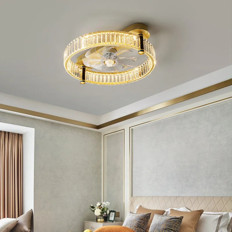 plafonnier moderne en cristal lumineux pour intérieur élégant