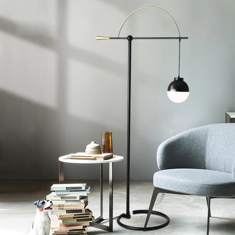 lampadaire créatif minimaliste pour espace moderne et élégant