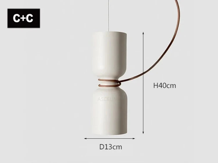 suspension nordique moderne à led pour décoration intérieure créative