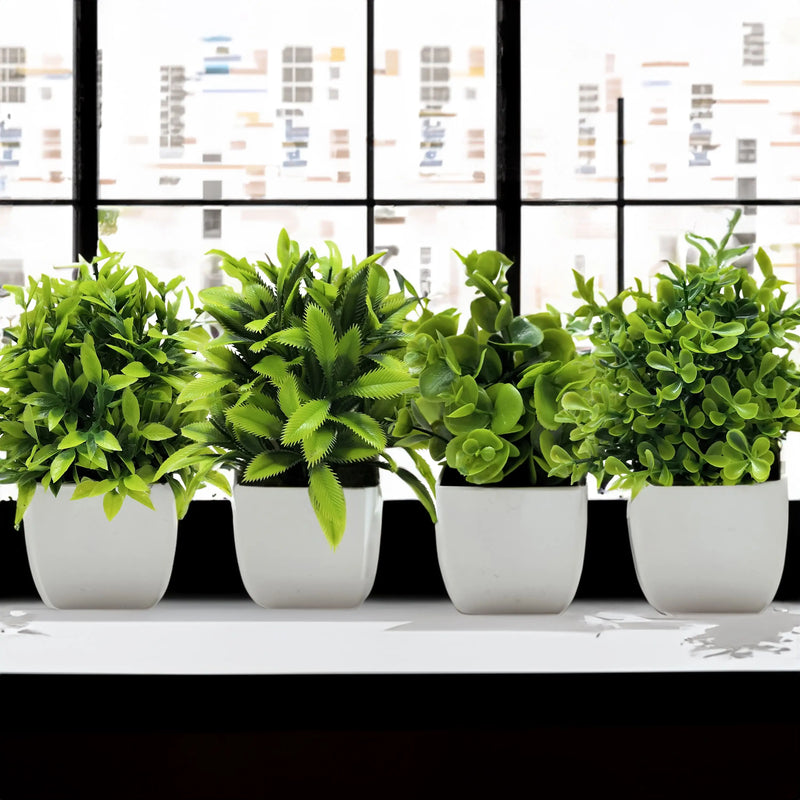 plante artificielle en pot pour décoration de bureau et jardin