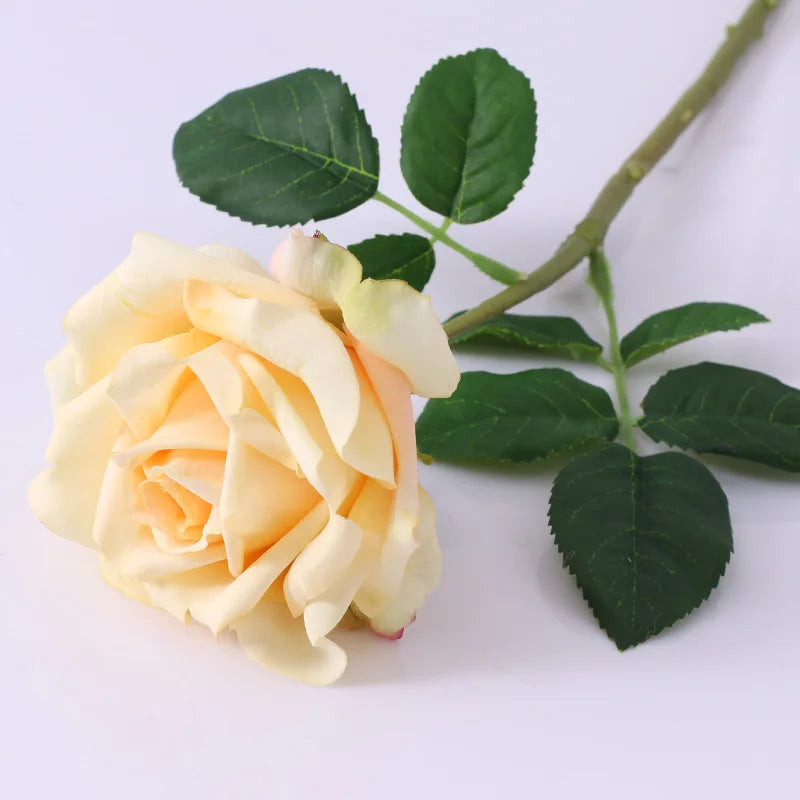 bouquet de mariée en roses artificielles haut de gamme pour mariage et cadeaux