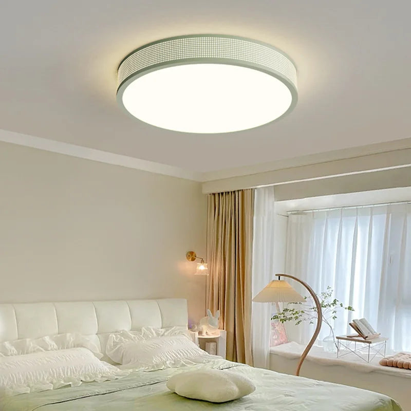 qiyimei plafonnier led style cercle carré décoratif