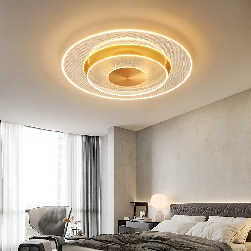 plafonnier design moderne led acrylique pour décoration intérieure