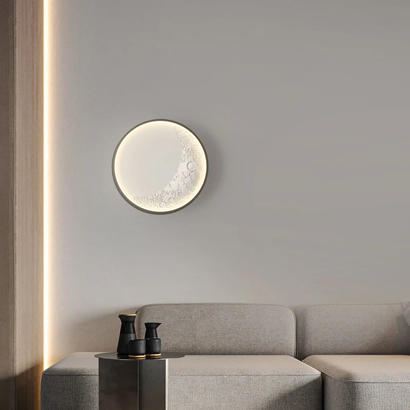 plafonnier led nordique créatif lune minimaliste moderne