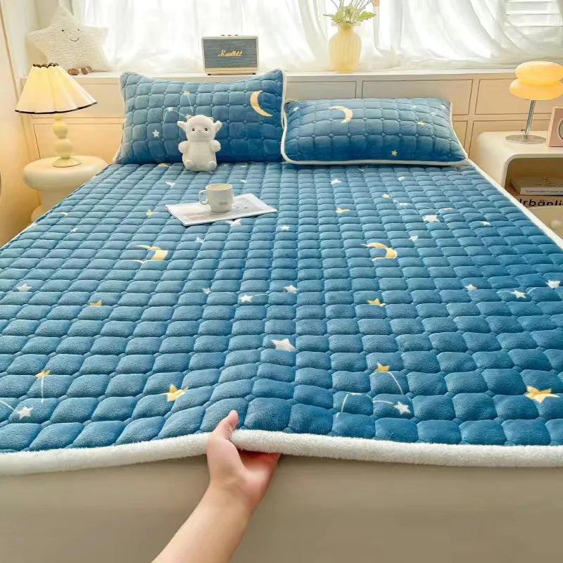 surmatelas en velours chaud épais pour un confort optimal