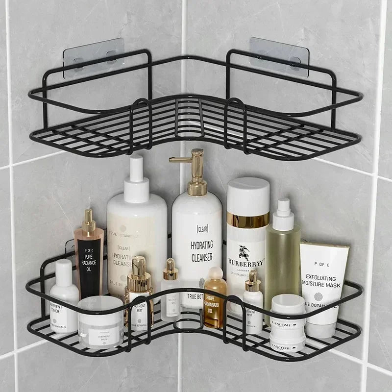 étagère murale de rangement pour cosmétiques et shampoing