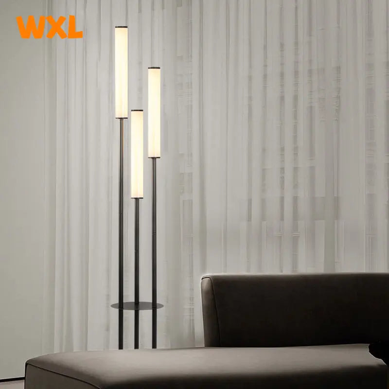 lampadaire led moderne avec intensité variable et télécommande