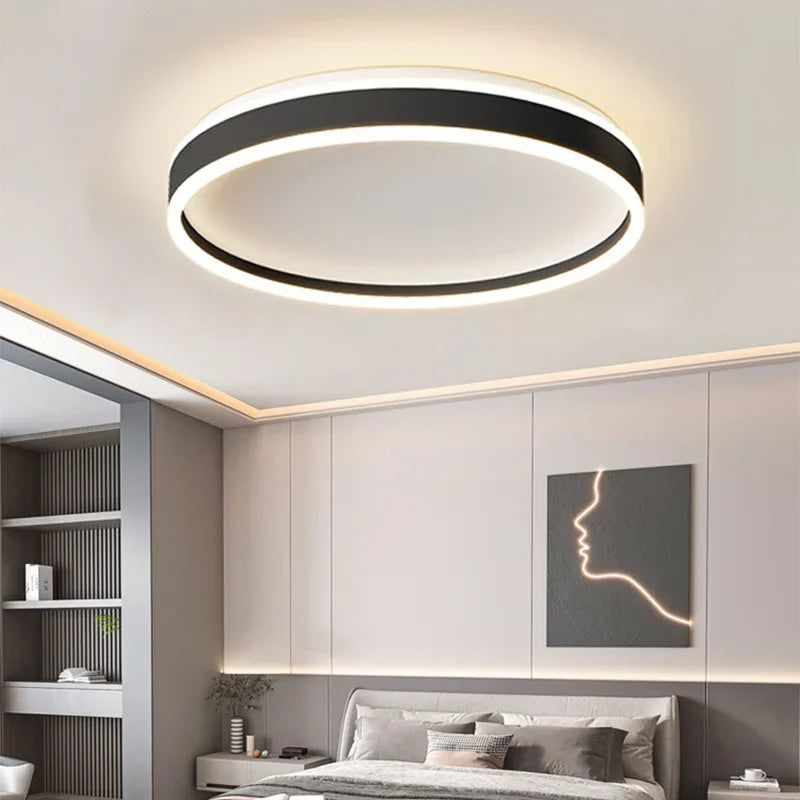 plafonnier led nordique à intensité variable pour intérieur