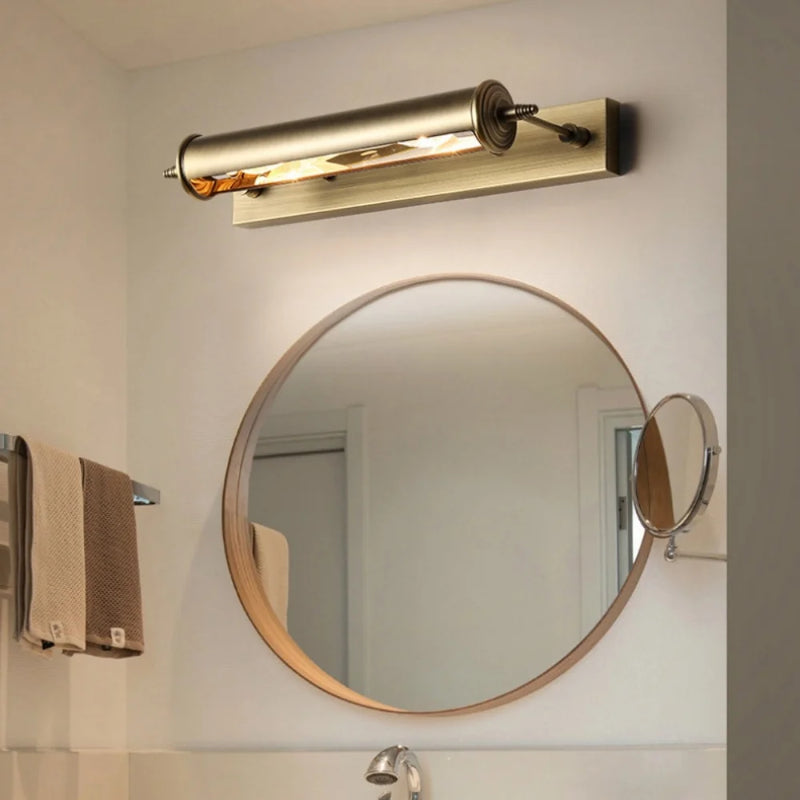 Moderne LED miroir avant lampe salle de bain matériel applique murale 10 W 445mm lumières Bronze LED salle de bain miroir ligne lampe