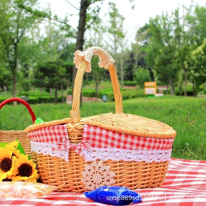 paniers de rangement en osier pratiques et mignons