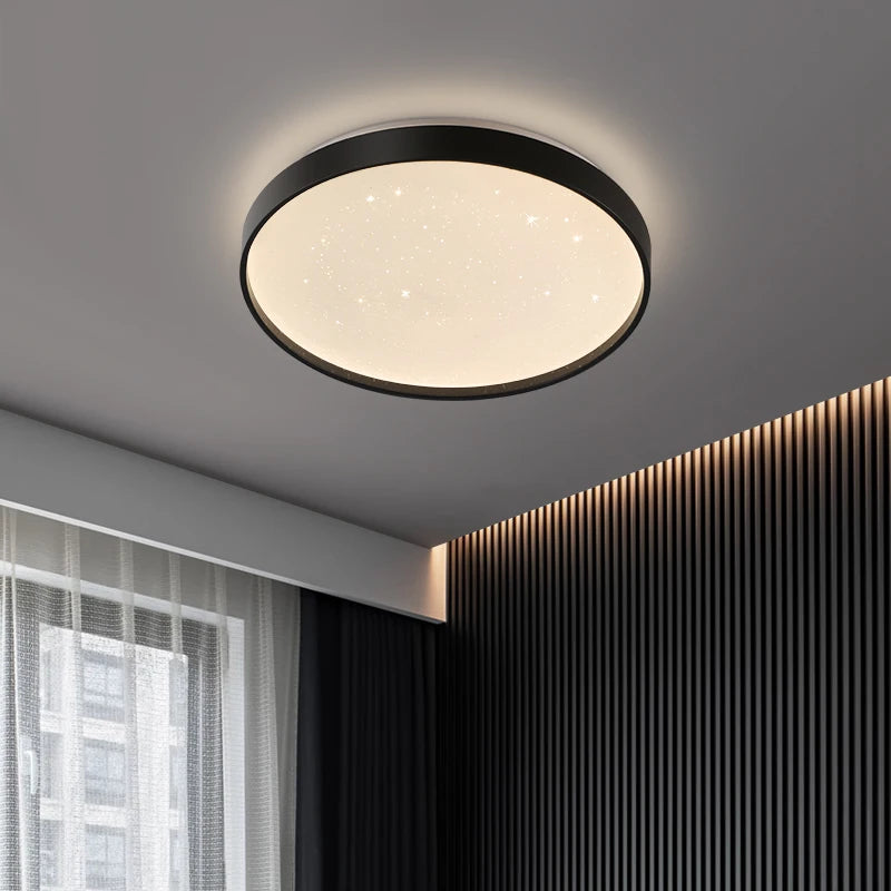 plafonnier led nordique simple rond pour décoration intérieure