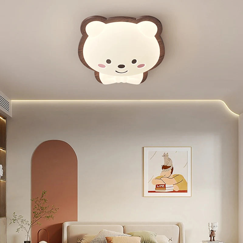 plafonnier ours décoration moderne pour chambre d'enfant