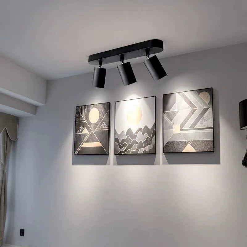 spot led sur rail pour éclairage décoratif intérieur