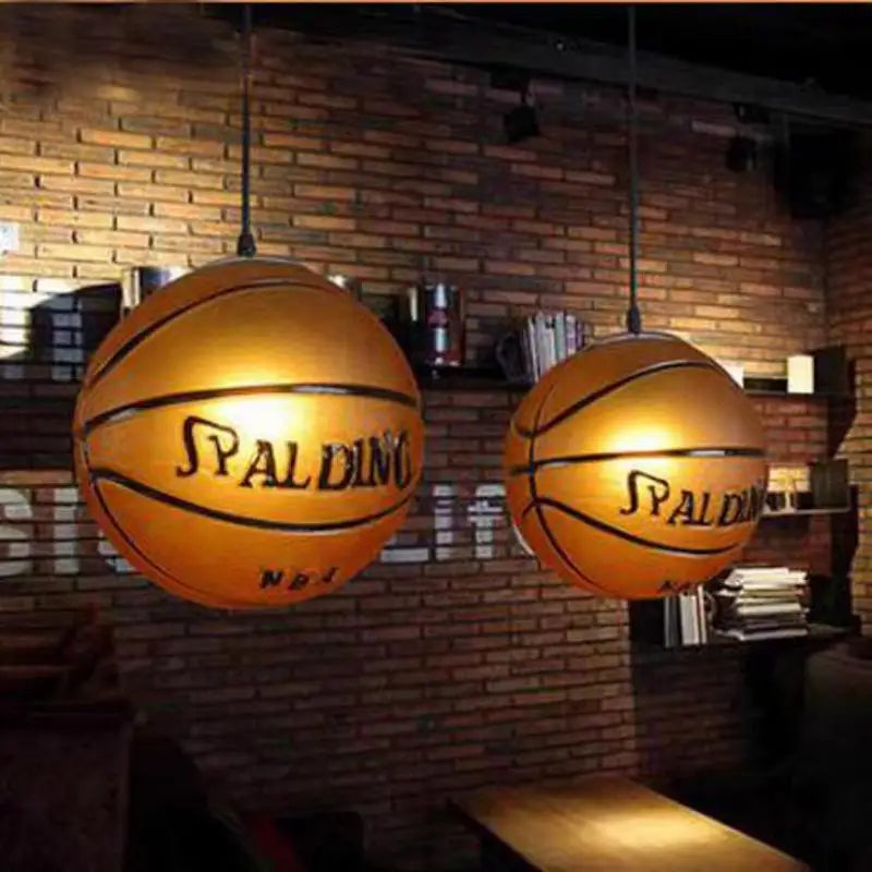 suspension style industriel américain basket-ball football bar café