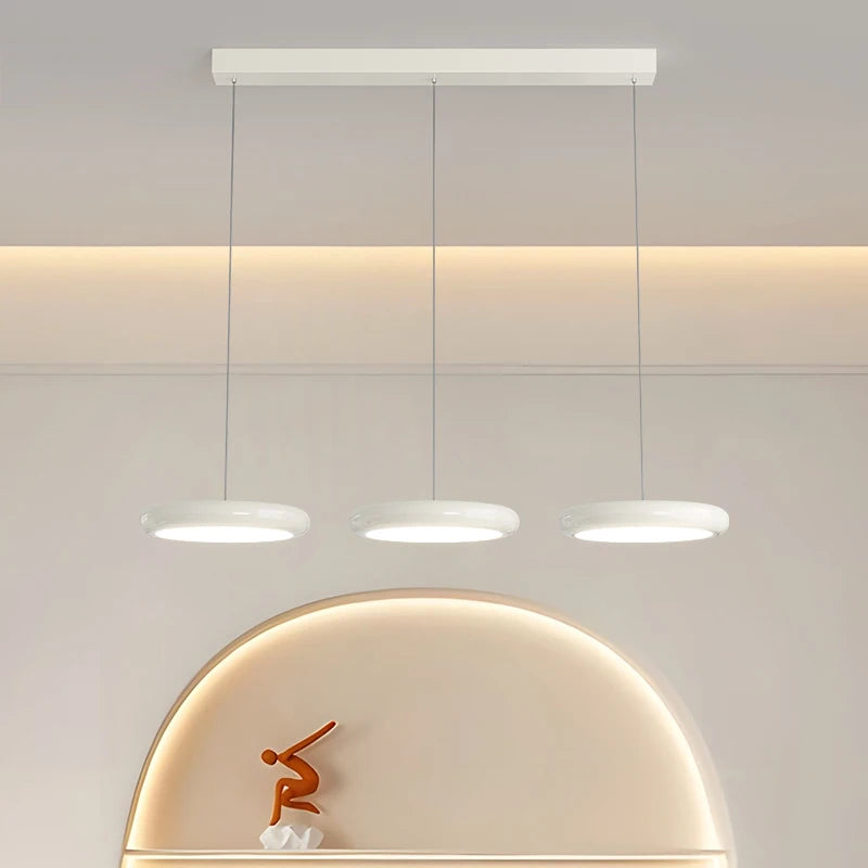 lustre led plafonnier moderne pour cuisine île bar intérieur