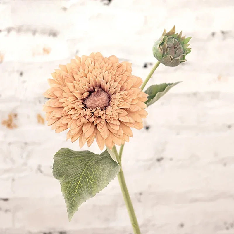 fleurs artificielles tournesols rétro double pétale décoration intérieure