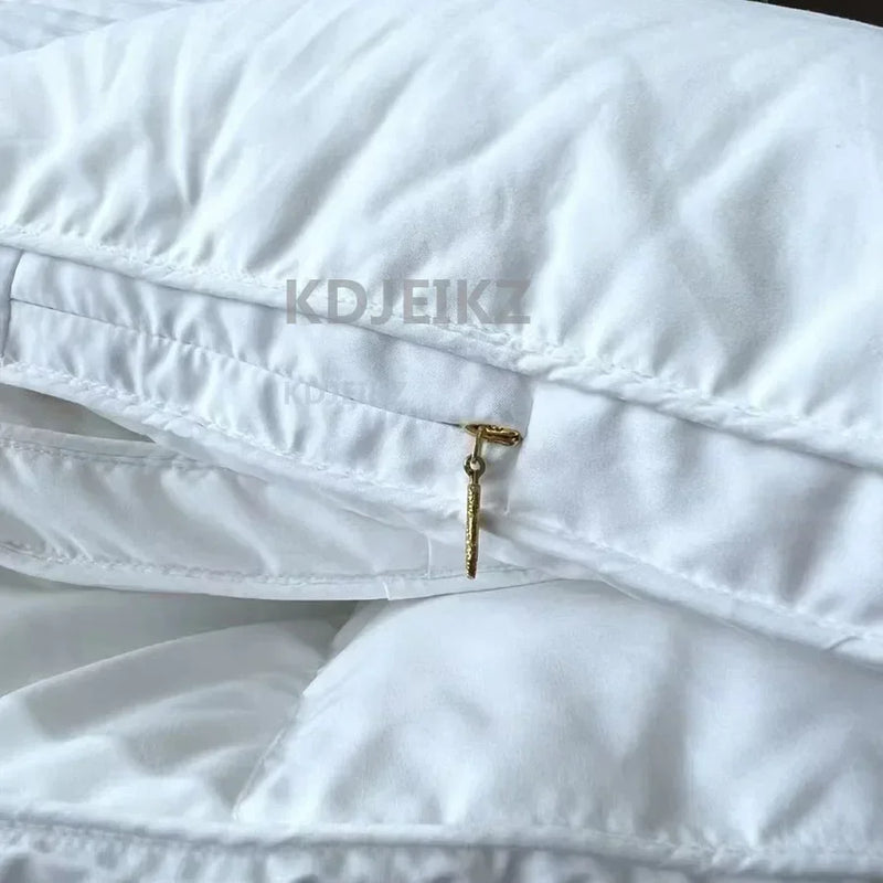 couette d'hiver en duvet d'oie super douce quatre saisons pour hôtel luxe