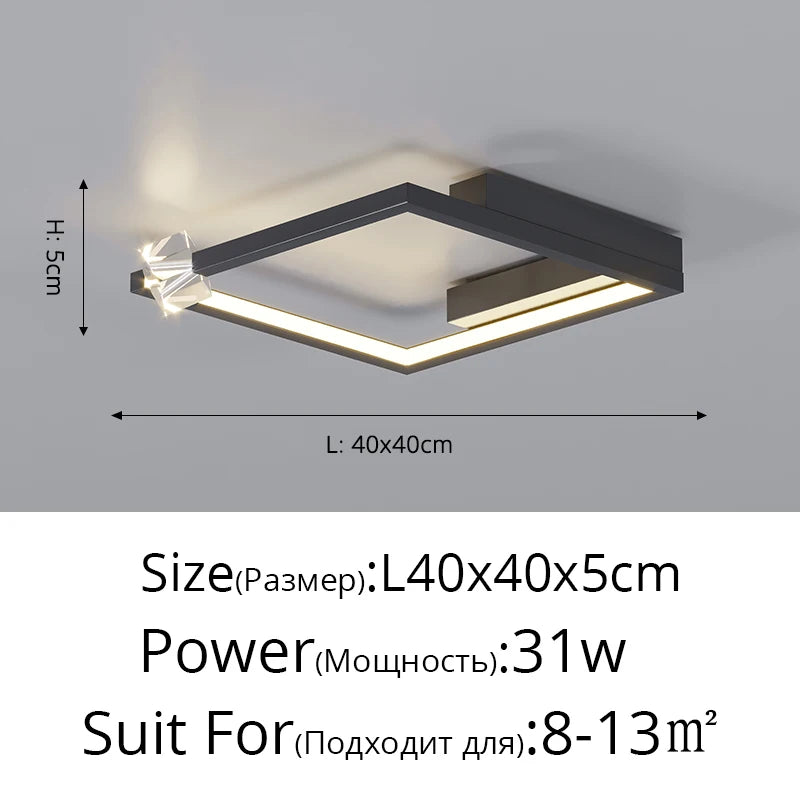 lustre led ultra fin pour tous les espaces intérieurs