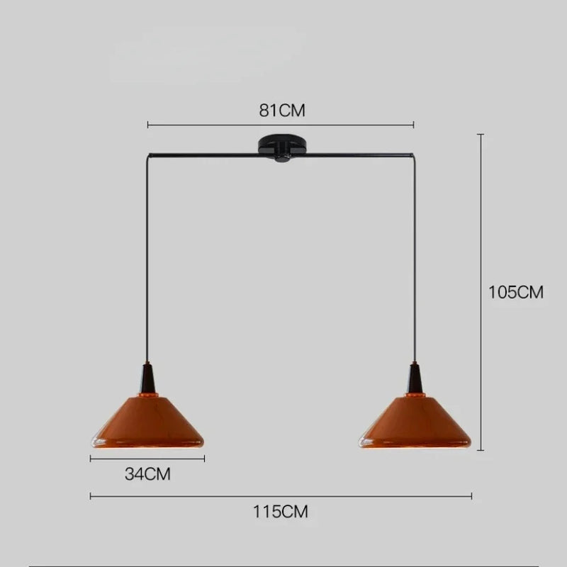 lustre macarone led design moderne pour intérieur élégant