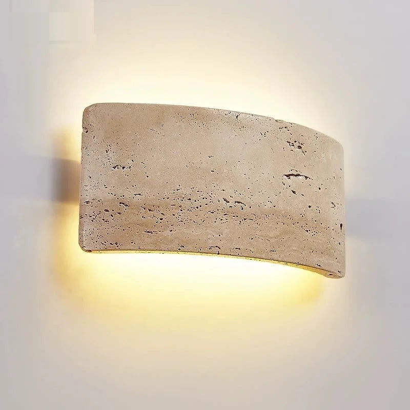 applique murale led wabi-sabi étanche pour jardin extérieur