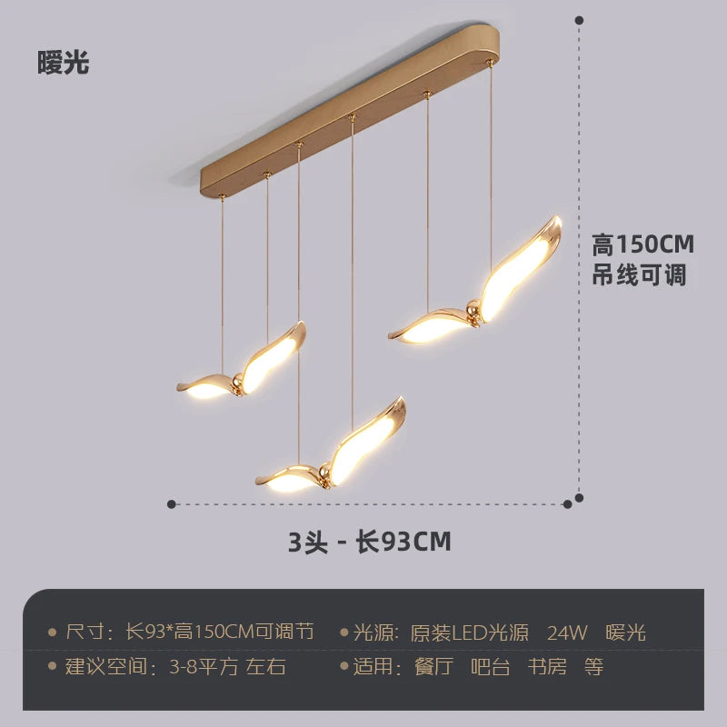 lustre moderne suspendu pour atmosphère créative et minimaliste