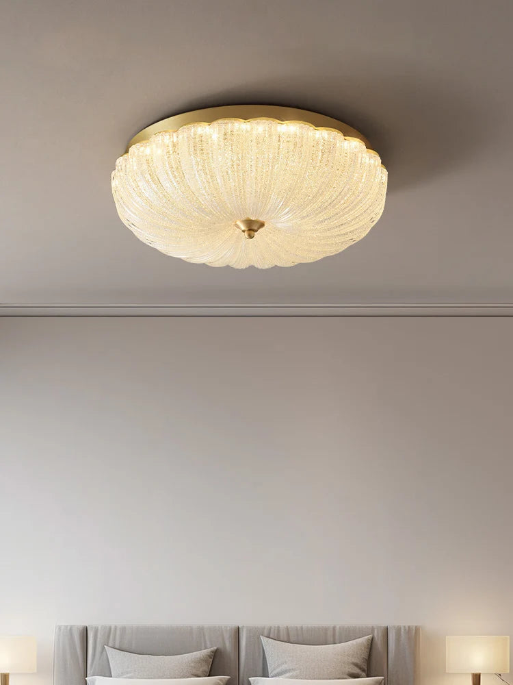 Warm and romantic children's room bedroom ceiling lamp, cream air, master bedroom ceiling light